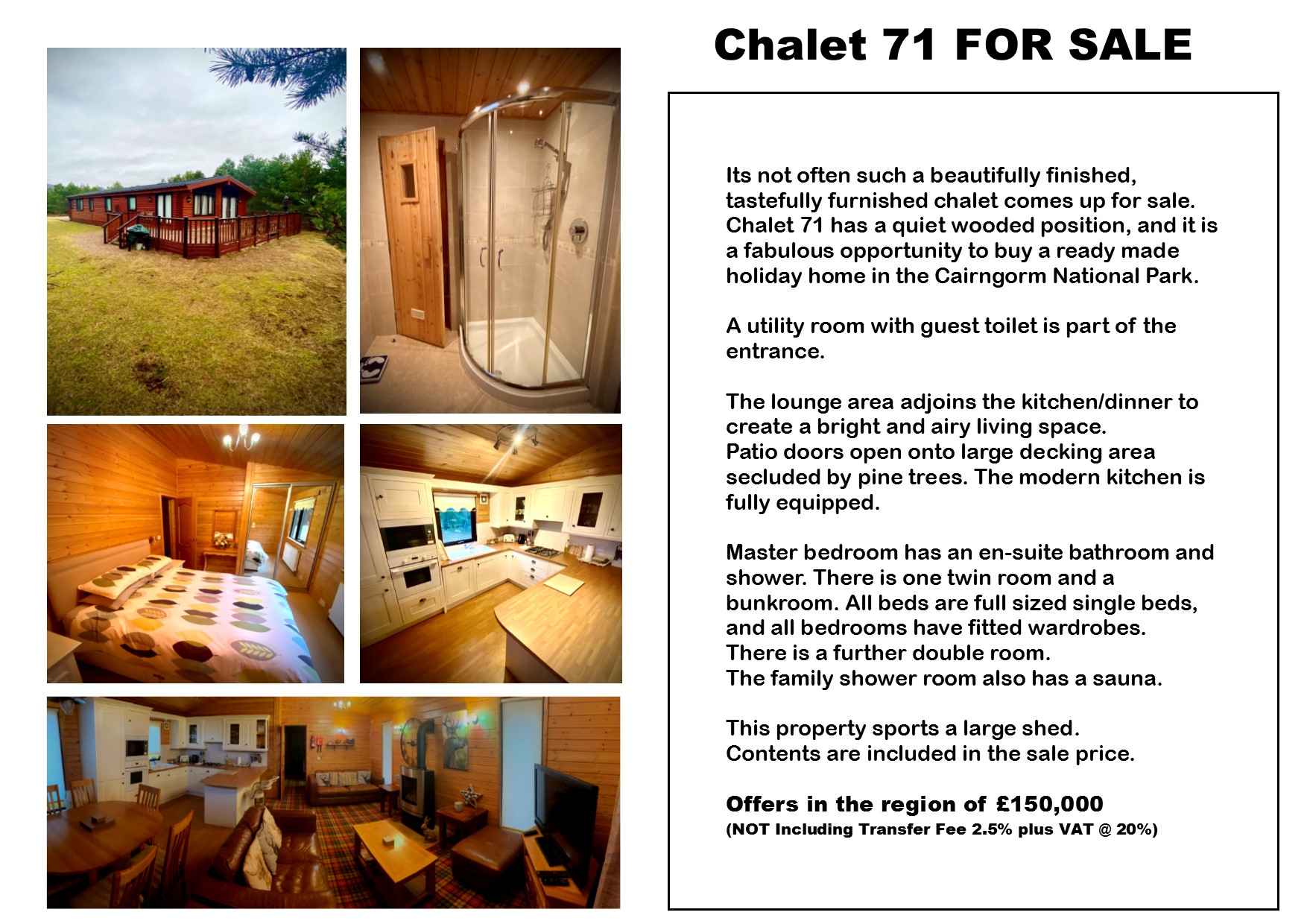 Chalet For Sale Camping In Aviemore